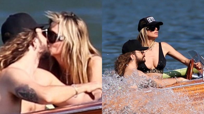 Heidi Klum i Tom Kaulitz wymieniają czułości nad jeziorem Como. Romantycznie? (ZDJĘCIA)