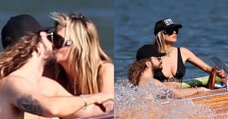 Heidi Klum i Tom Kaulitz wymieniają czułości nad jeziorem Como. Romantycznie? (ZDJĘCIA)