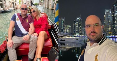 Były szef "Wiadomości" obnosi się swoim BOGACTWEM: podróże jachtem, błyszczące mokasyny, szaliczki Versace (ZDJĘCIA)
