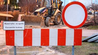 Droga nad Pogorię zamknięta. Będą remontować przejazd