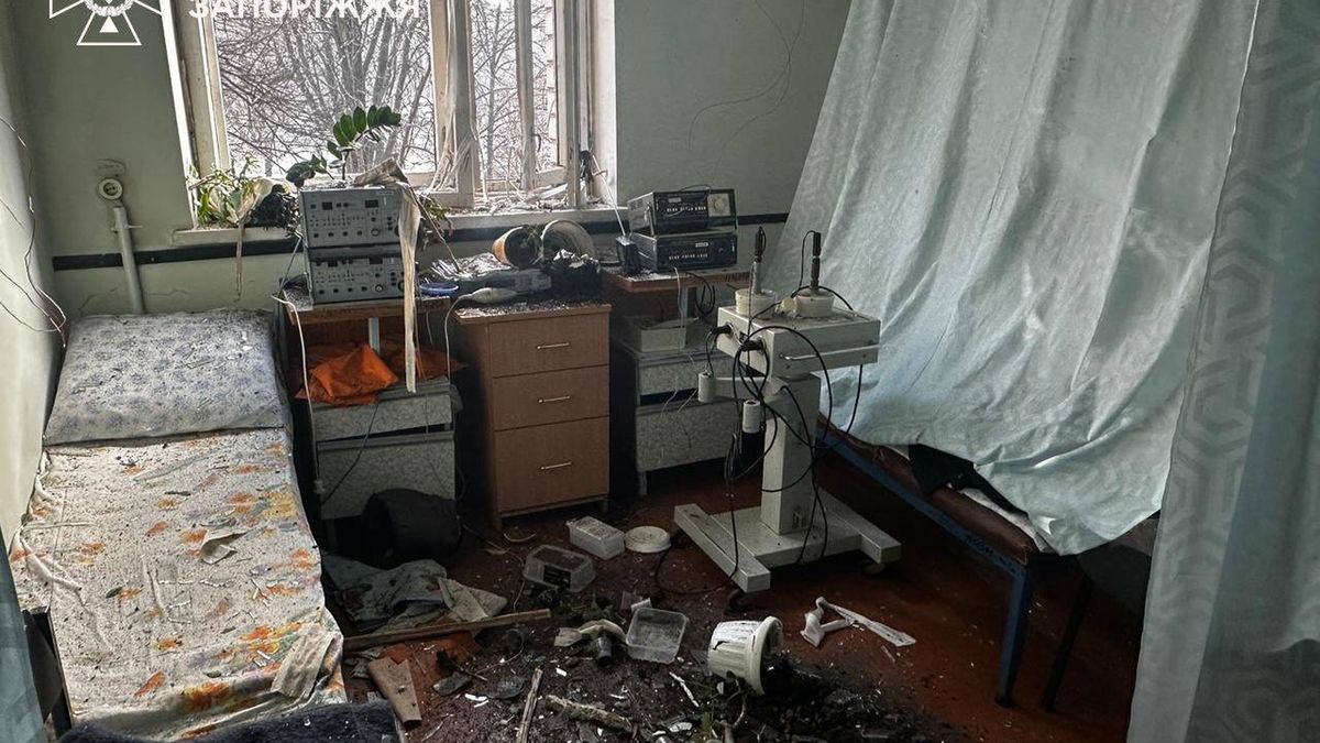 Rosjanie zaatakowali szpital w Zaporożu