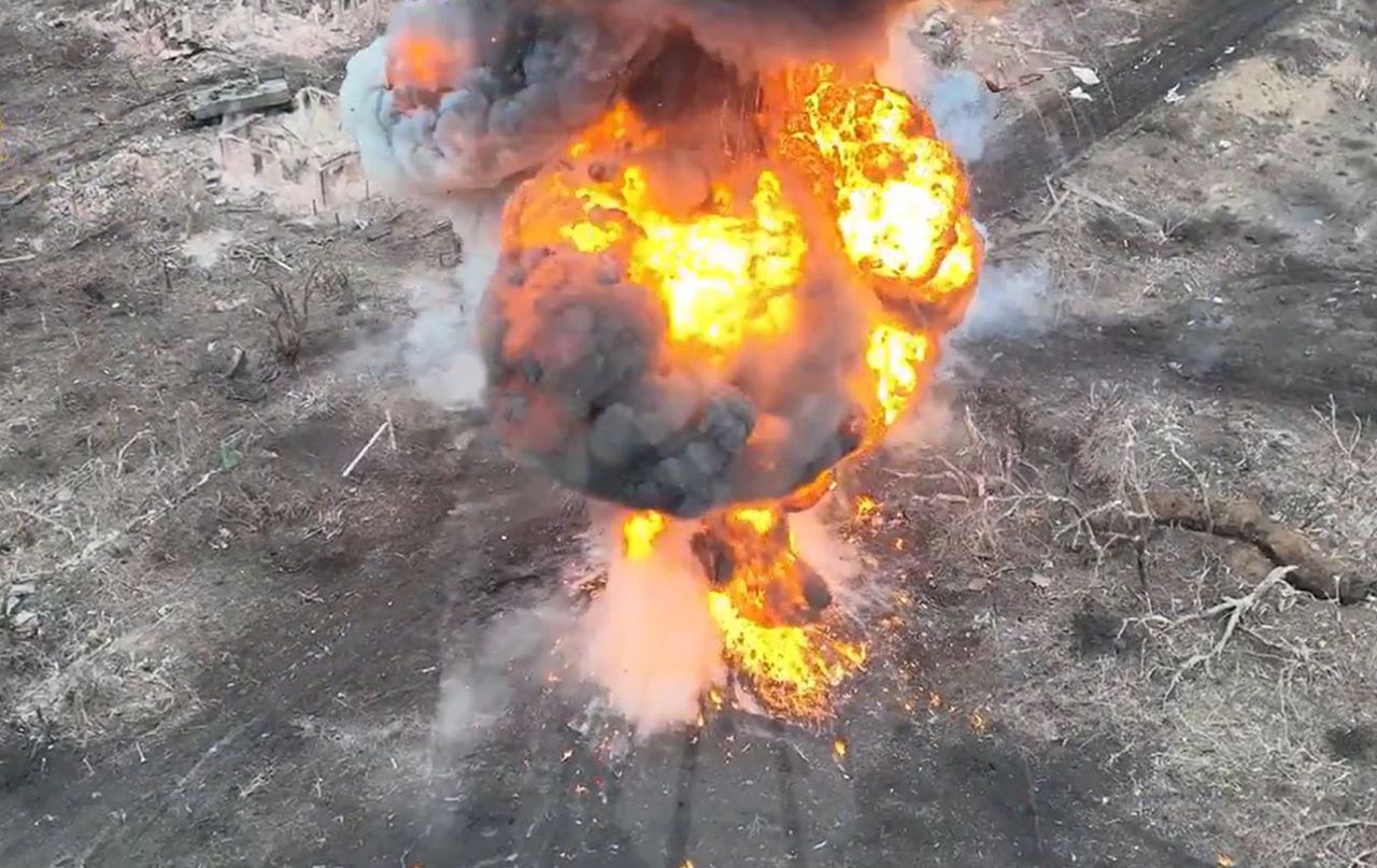 Rosyjski BMP-3 w ogniu