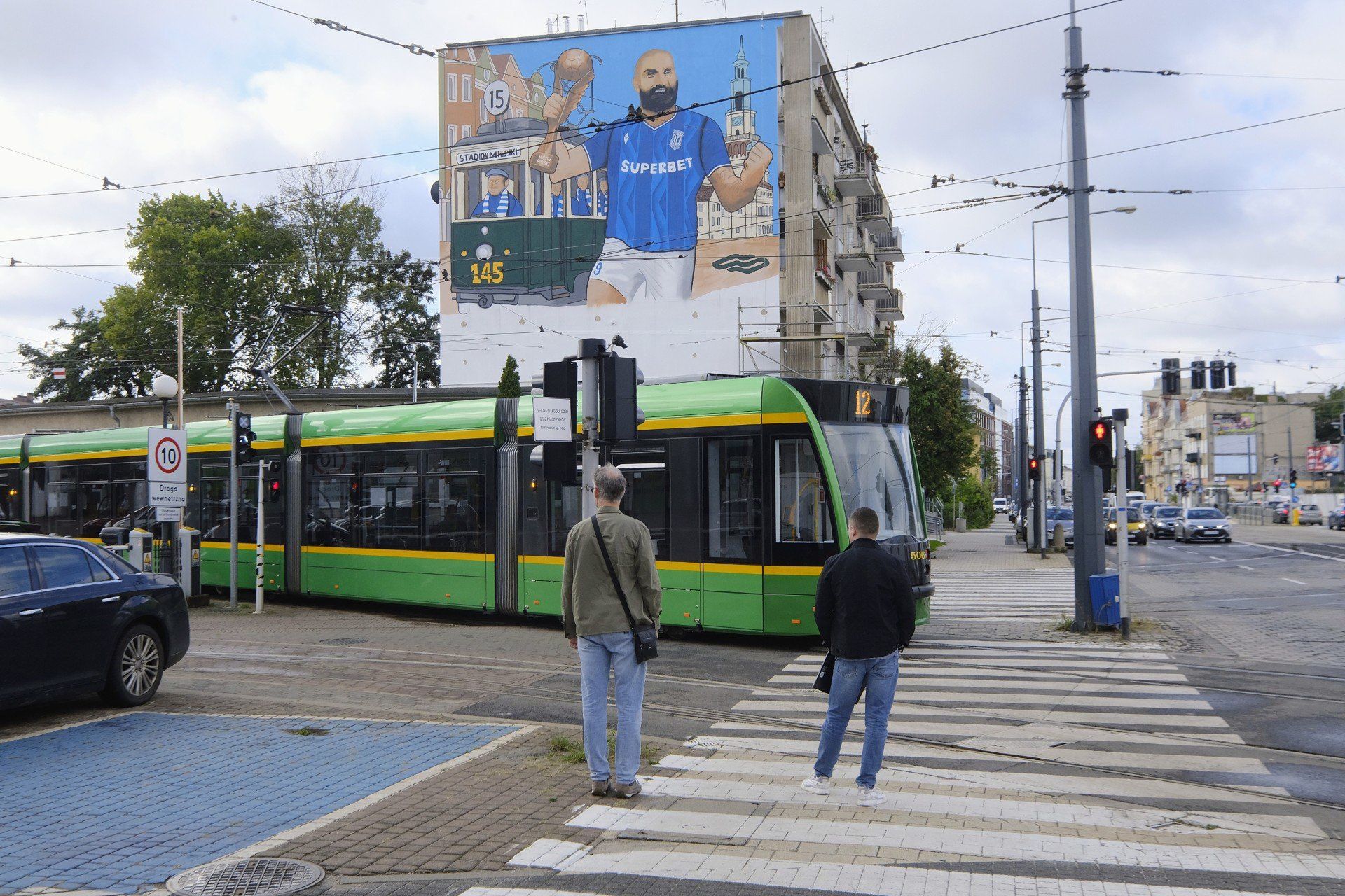 Mural z Mikaelem Ishakiem w Poznaniu
