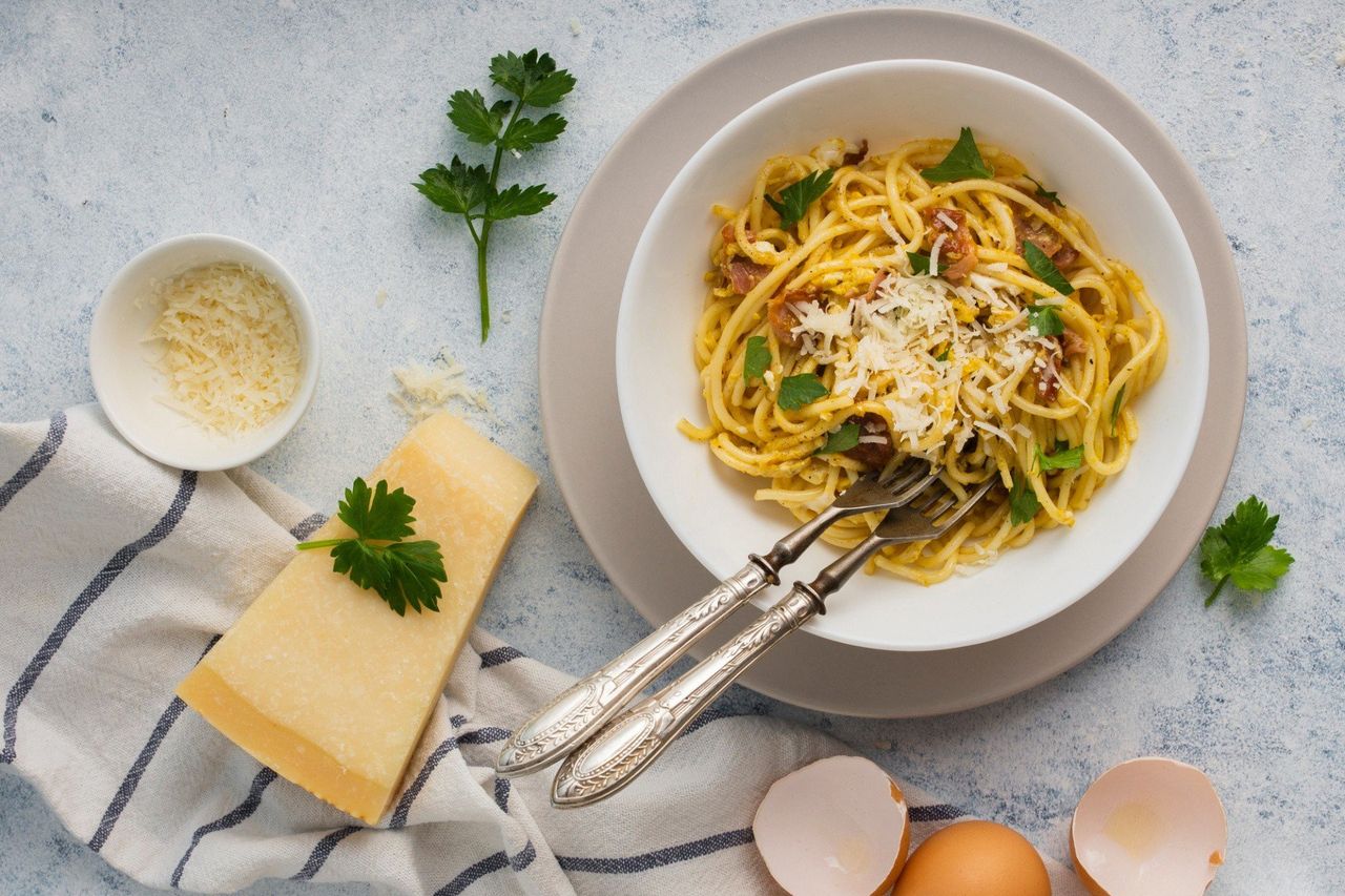Na obiad sycące spaghetti carbonara