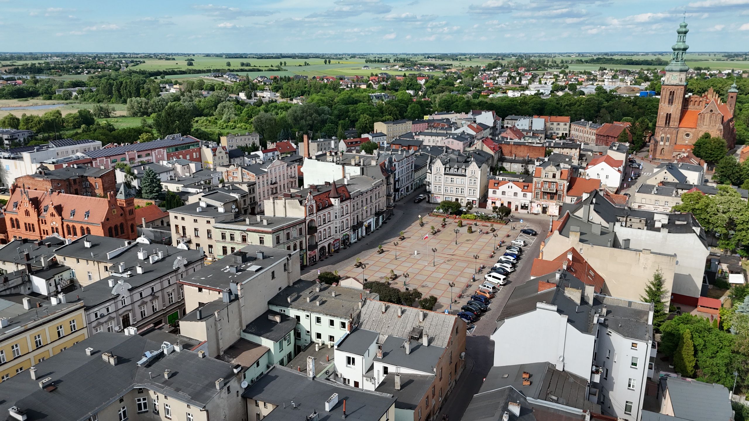 Chełmża z lotu ptaka robi wrażenie!