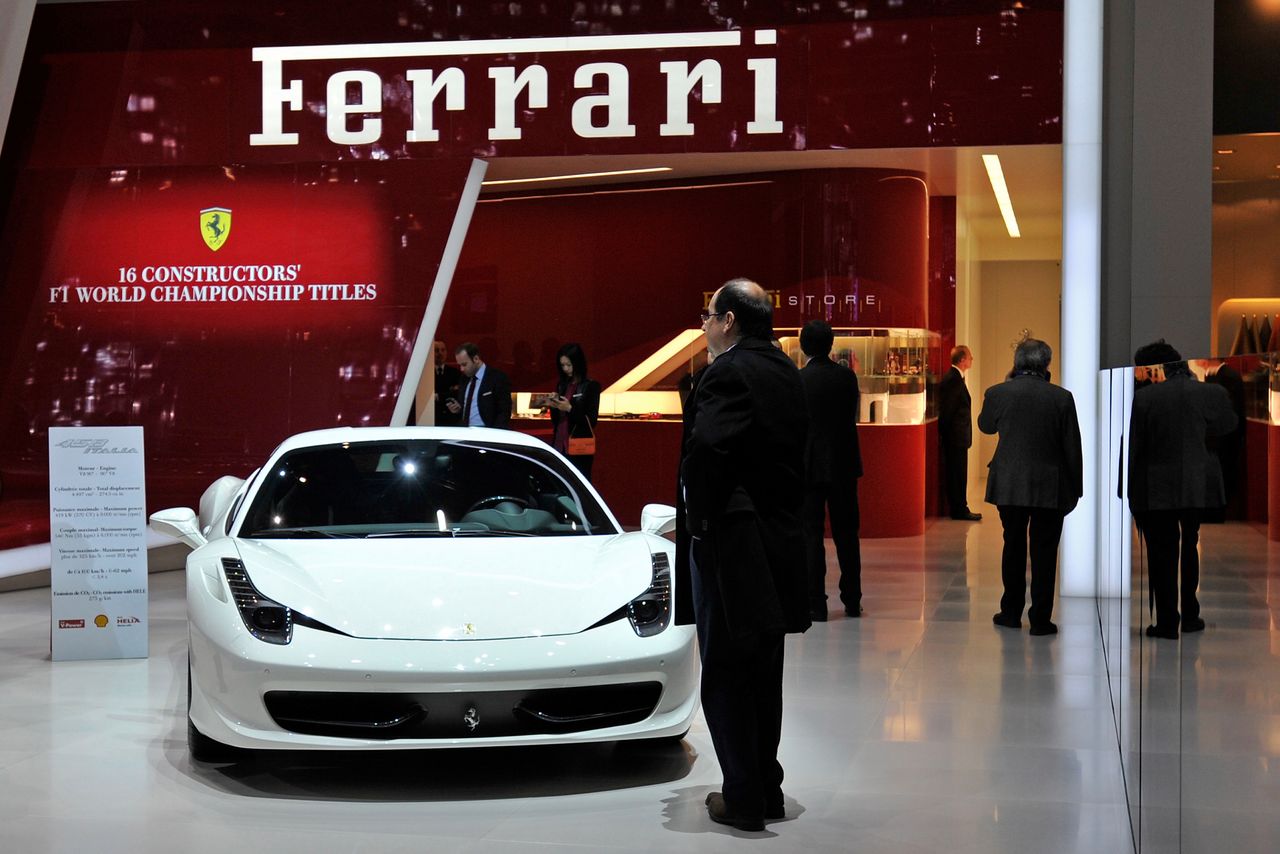 Ferrari 458 podczas swojej premiery w Genewie