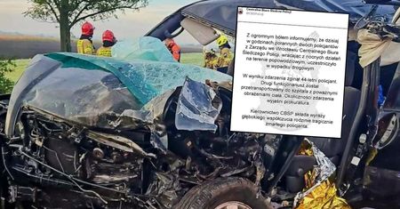 Pomagał powodzianom, wracał ze służby. Nie żyje 44-letni policjant