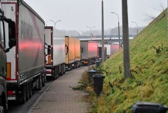 Protest przeciwko tranzytowi na Białoruś, w kolejce 800 tirów. "Finansowanie ludobójstwa"