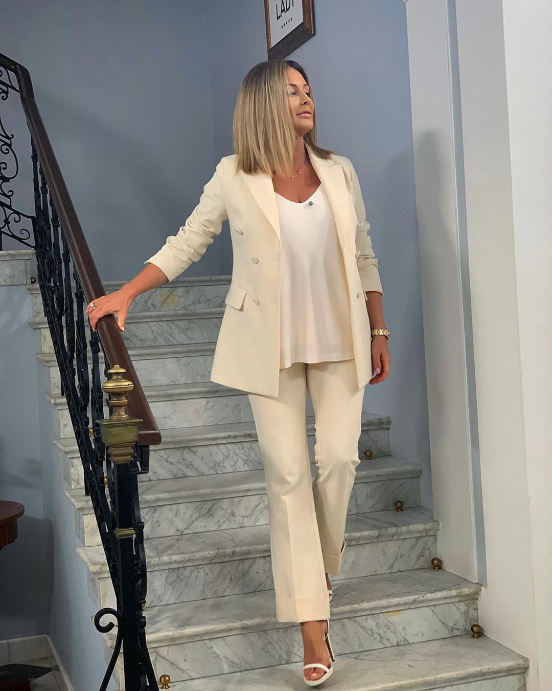 Małgorzata Rozenek na planie "Projekt Lady"