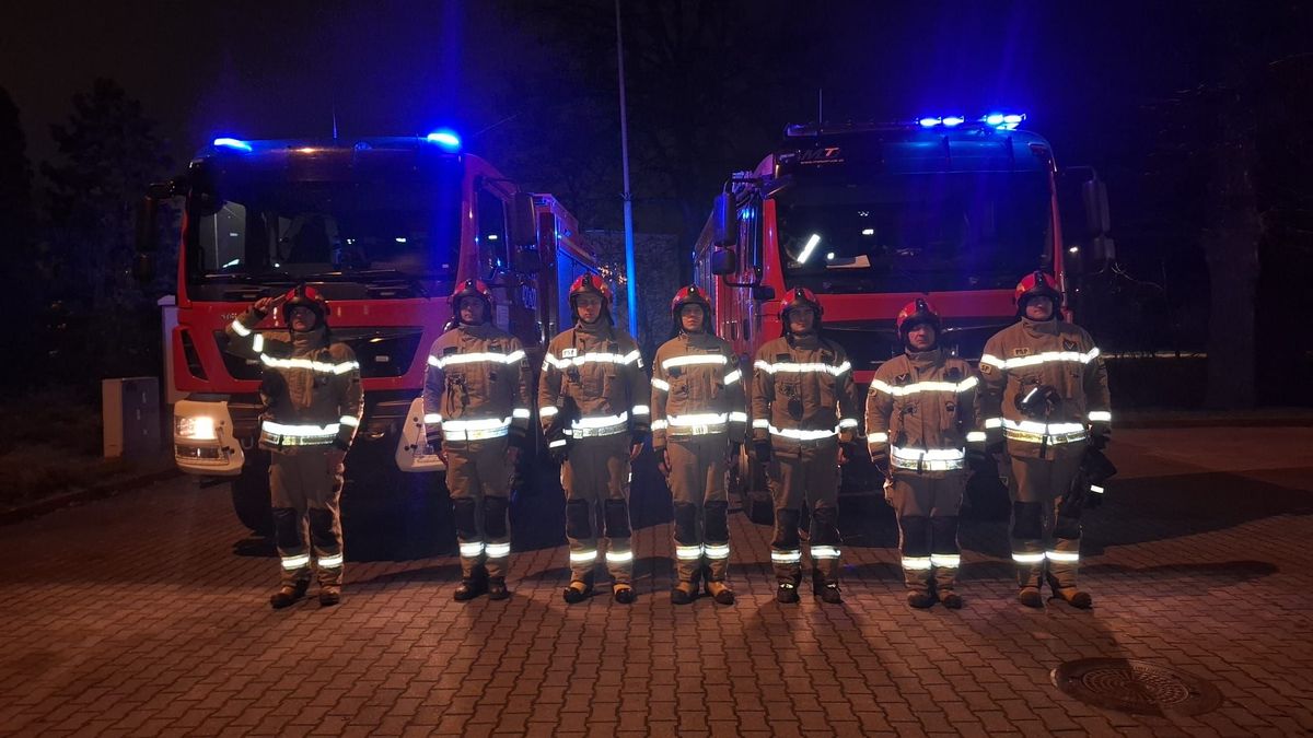 Strażacy oddali hołd zmarłemu 19-latkowi