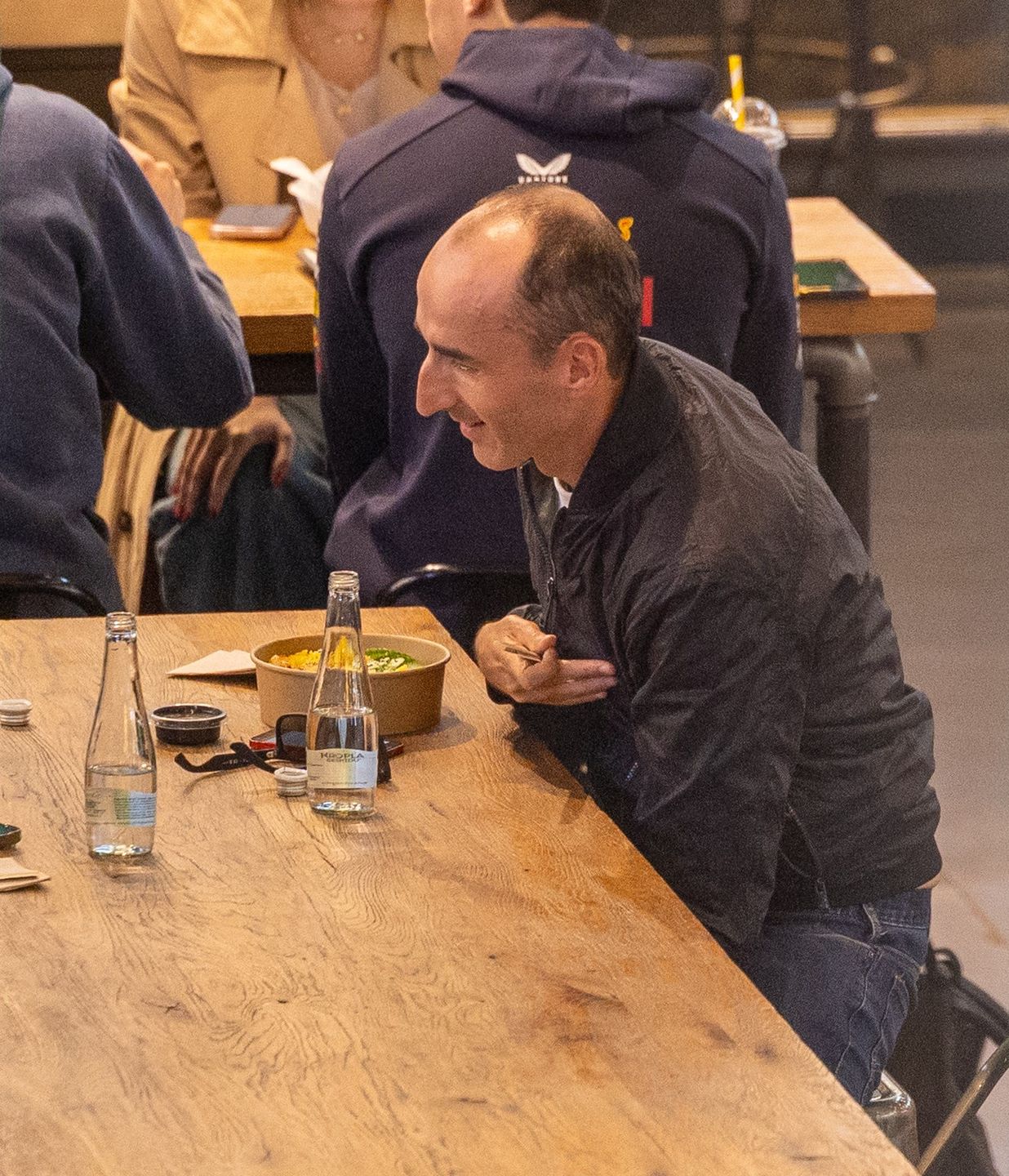 Robert Kubica "przyłapany" na mieście