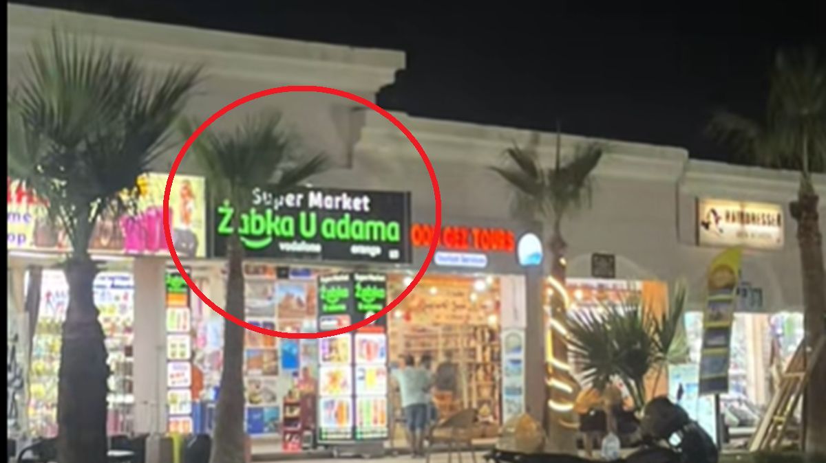 Żabka w egipskiej Hurghadzie.