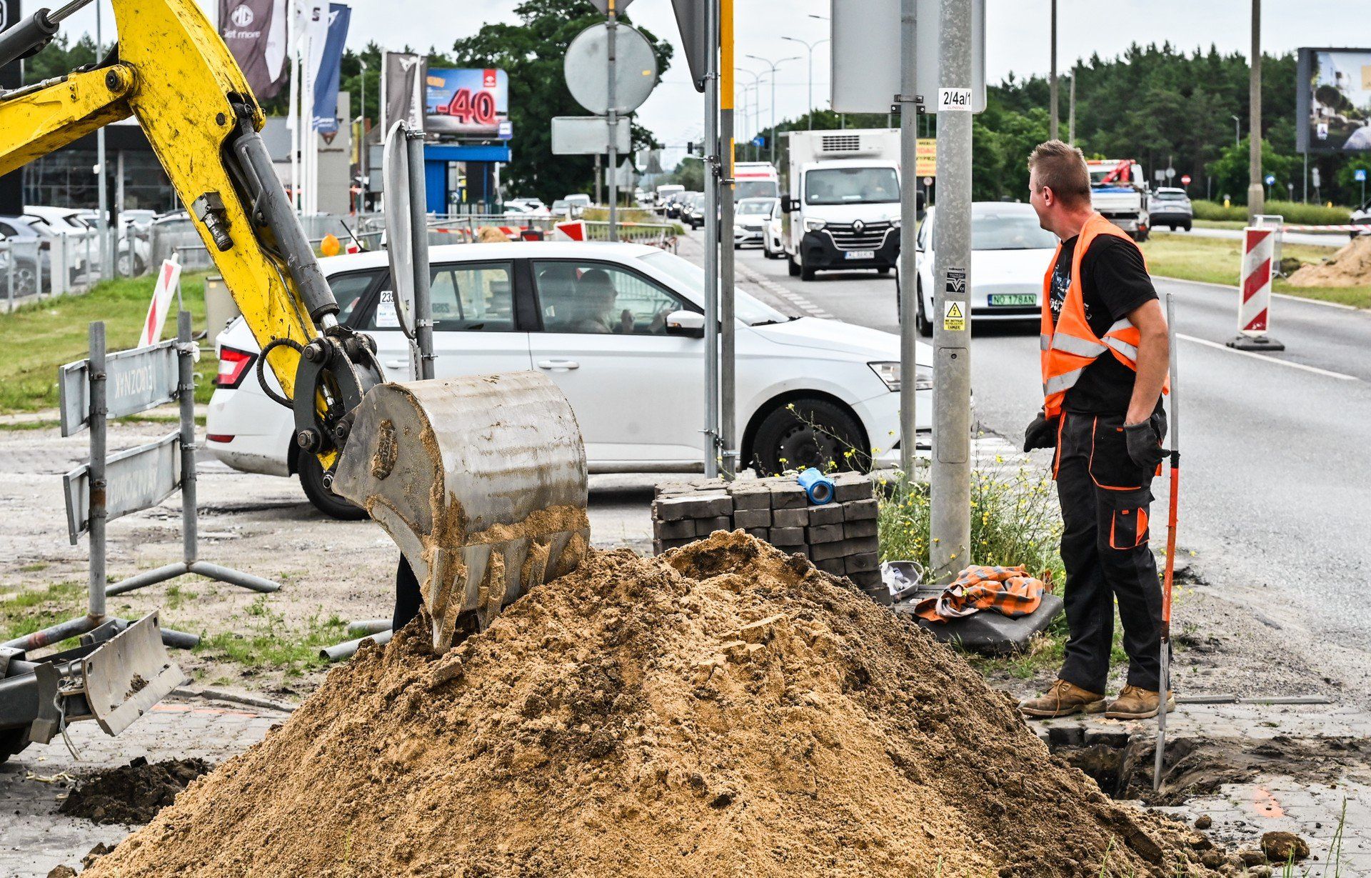 Utrudnienia na Fordońskiej to już fakt. Prace mają potrwać około dwóch miesięcy.