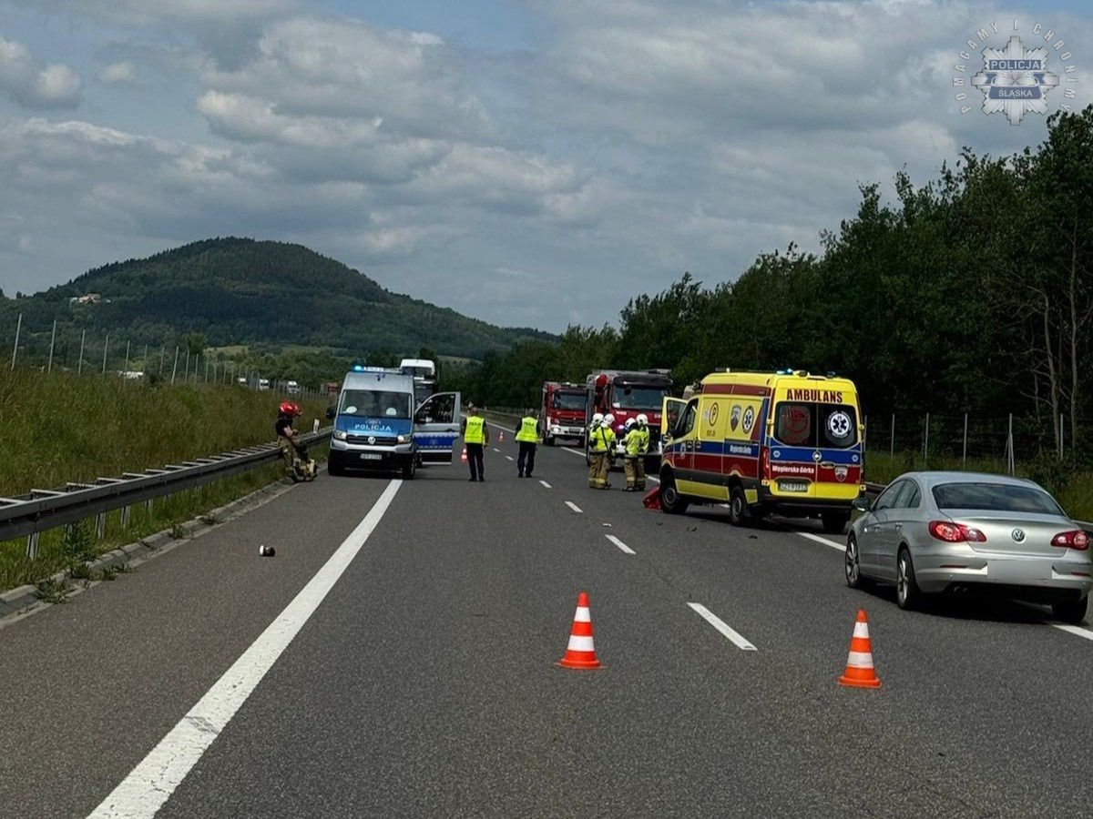 Zajechał drogę motocykliście. Kierowca jednośladu zginął na miejscu