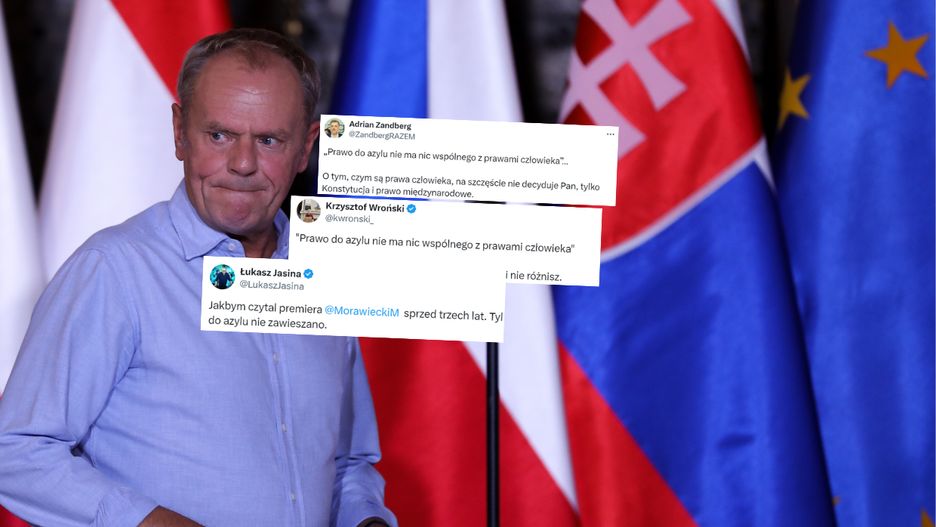 Lawina komentarzy po wpisie Donalda Tuska dot. azylu