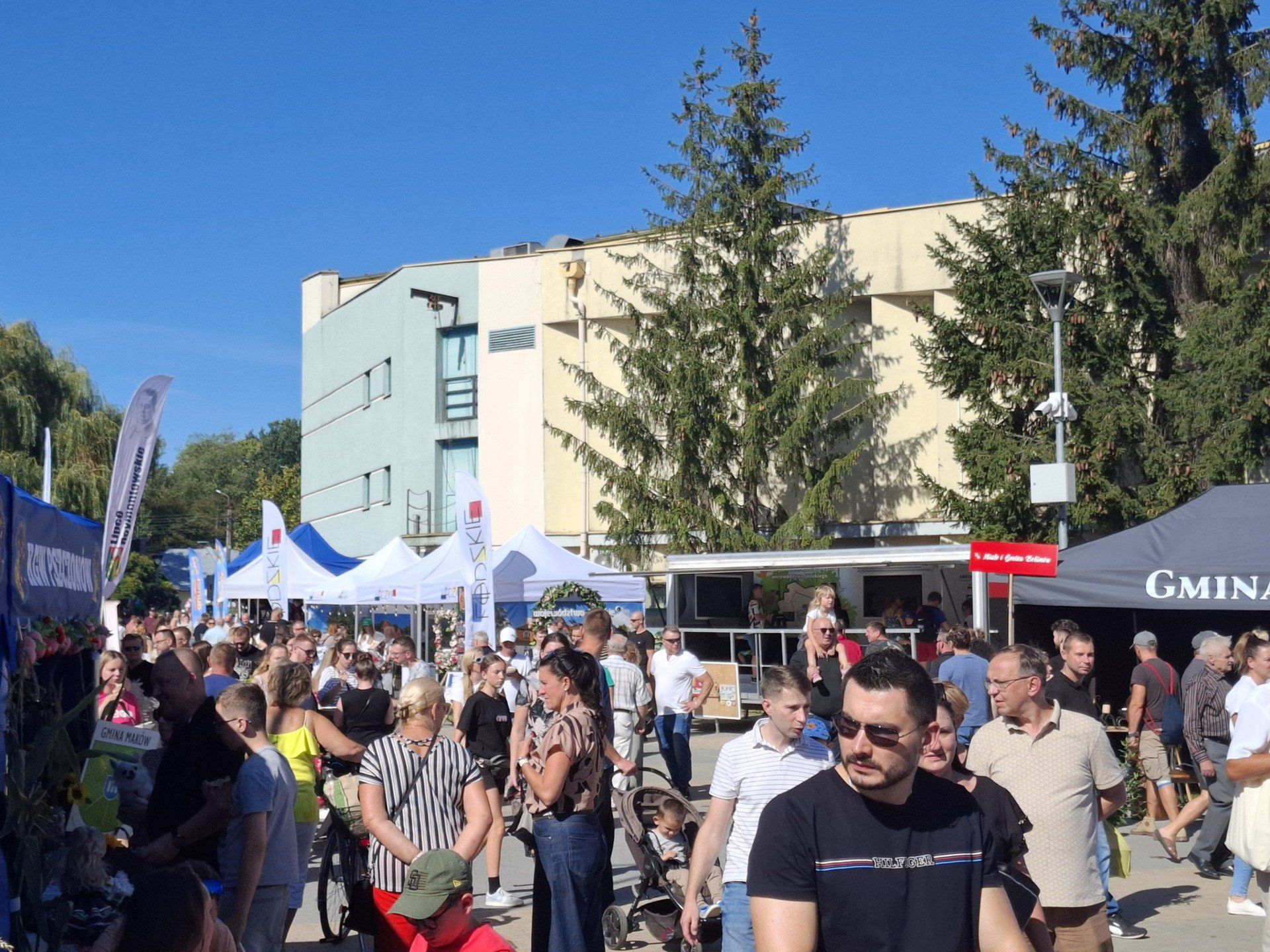 Stoiska Kół Gospodyń Wiejskich przyciągały zapachami podczas Święta Kwiatów, Owoców i Warzyw