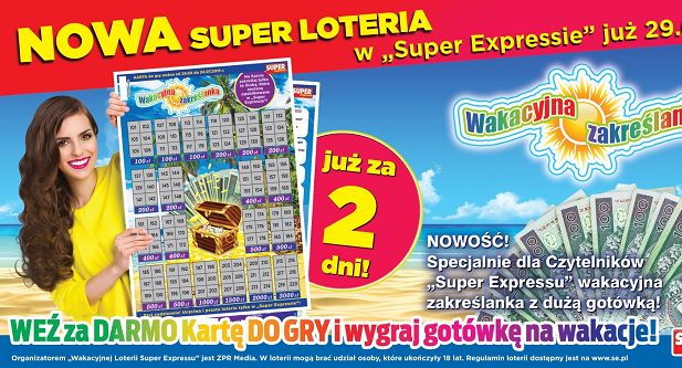 „Wakacyjna loteria” przez 5 tygodni w „Super Expressie”