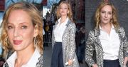Elegancka Uma Thurman promuje serial w Nowym Jorku
