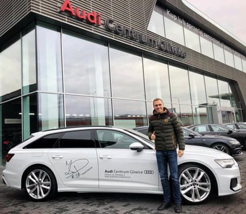 Paweł Zatorski i jego Audi A6 Avant.