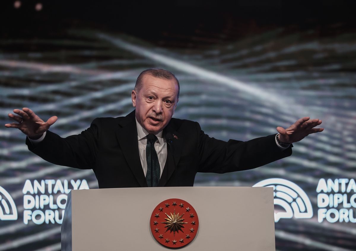 Turecki prezydent Recep Tayyip Erdogan uparcie sprzeciwia się wstąpieniu do NATO Szwecji i Finlandii 