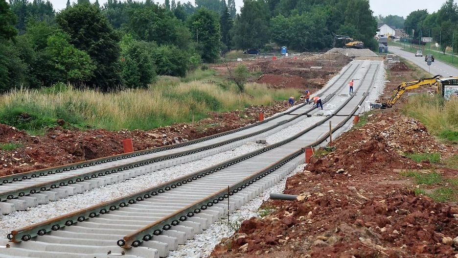 Sosnowiec. Tramwajowa inwestycja w Zagórzu nabrała kształtów.