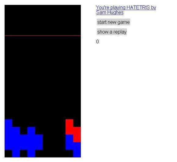 HATETRIS - najbardziej wkurzający Tetris w historii 2