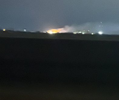 Ogromny pożar. Ogień na rosyjskim lotnisku
