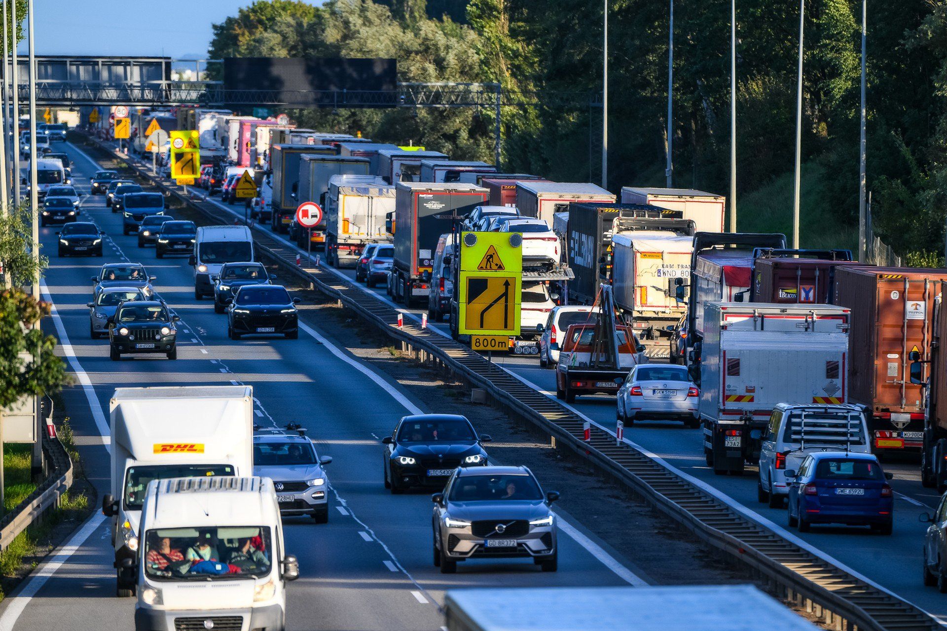 Prace związane z poszerzeniem trasy S6 odbywały się &#34;pod ruchem&#34;