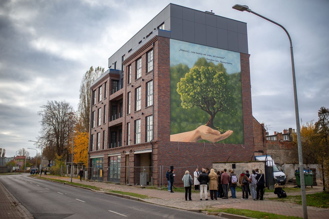 Słupsk: Przy ulicy Przemysłowej powstał nowy mural