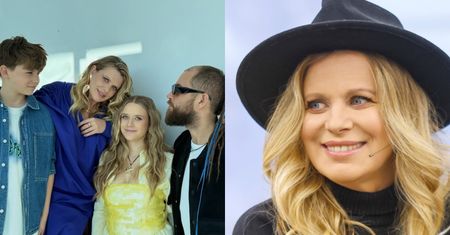 Maria Sadowska śle świąteczne życzenia z mężem i nastoletnimi dziećmi. Fajna z nich rodzinka? (FOTO)