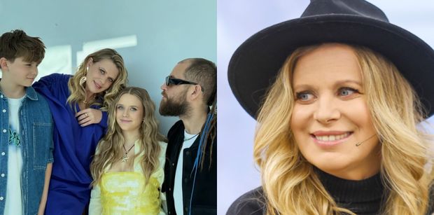 Maria Sadowska śle świąteczne życzenia z mężem i nastoletnimi dziećmi. Fajna z nich rodzinka? (FOTO)