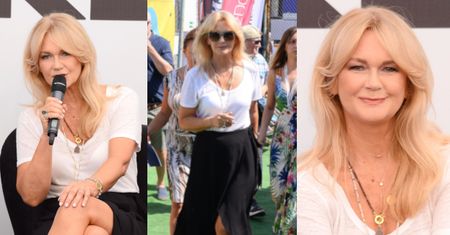 Prześwitujący stanik Grażyny Torbickiej na festiwalu w Kazimierzu Dolnym (FOTO)