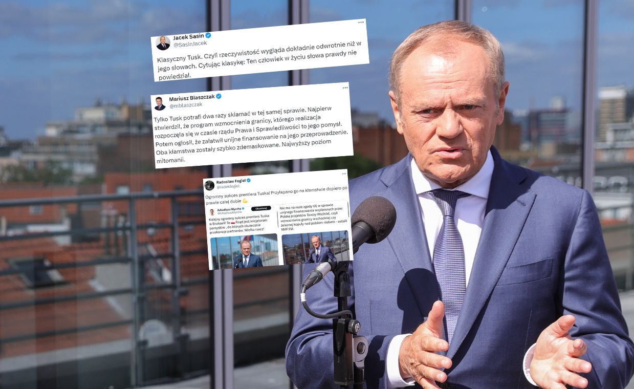 Tusk nie powiedział prawdy? Na prawicy się zagotowało