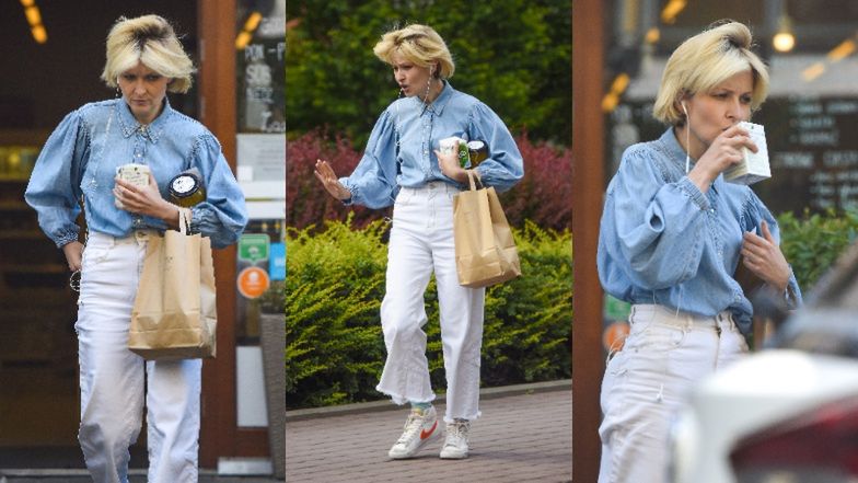 Marieta Żukowska na zakupach w sklepie ze zdrową żywnością