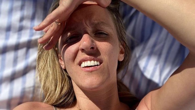 Aleksandra Żebrowska prezentuje cellulit 