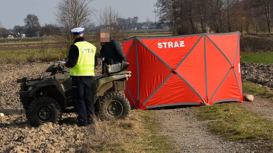 Tragiczny wypadek quadem w Klębowie. Nie żyje mężczyzna
