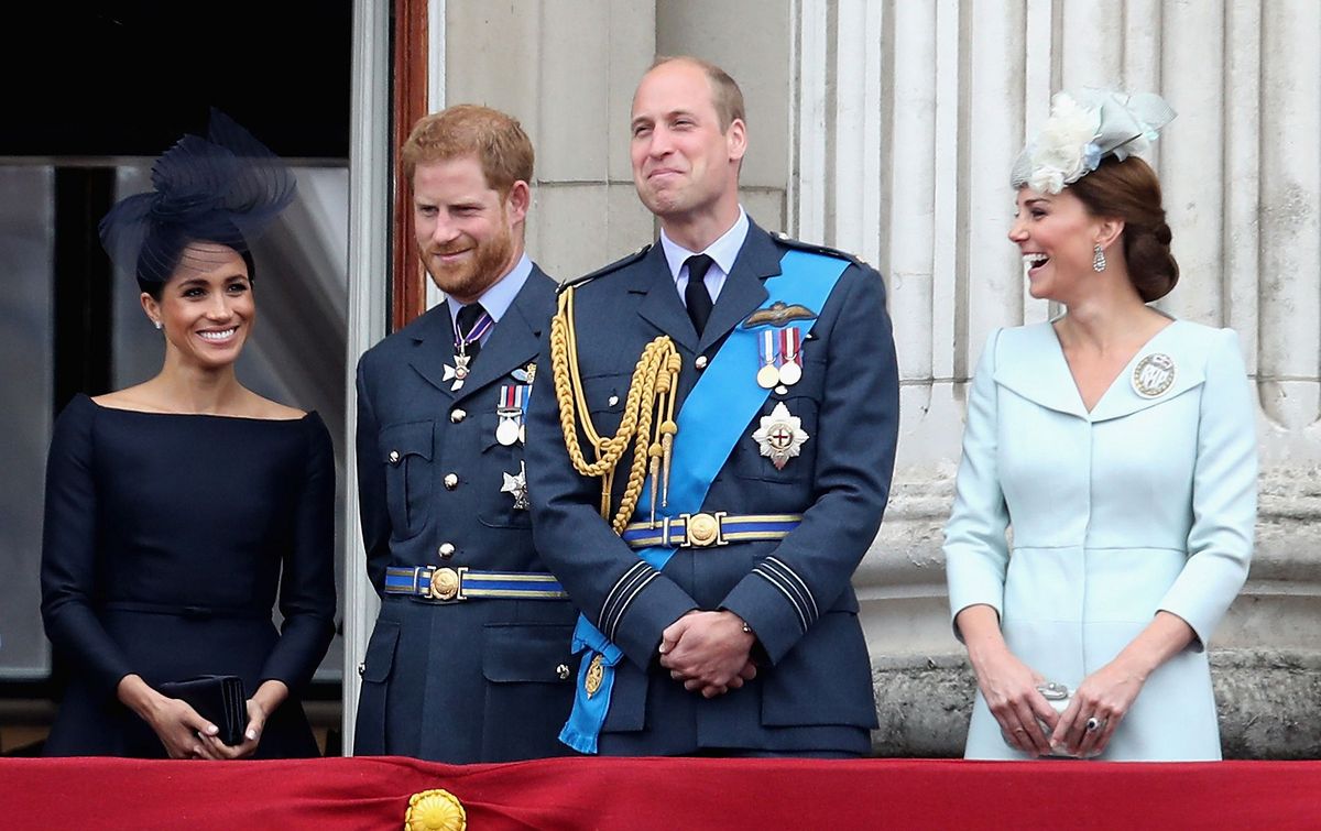 Meghan Markle, książę Harry, książę William i księżna Kate byli niegdyś nierozłączni