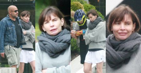 Agnieszka Dygant BEZ MAKIJAŻU spaceruje po Sopocie z partnerem i wyrośniętym synkiem (ZDJĘCIA)