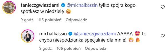 Komentarz Michała Kassina na Instagramie