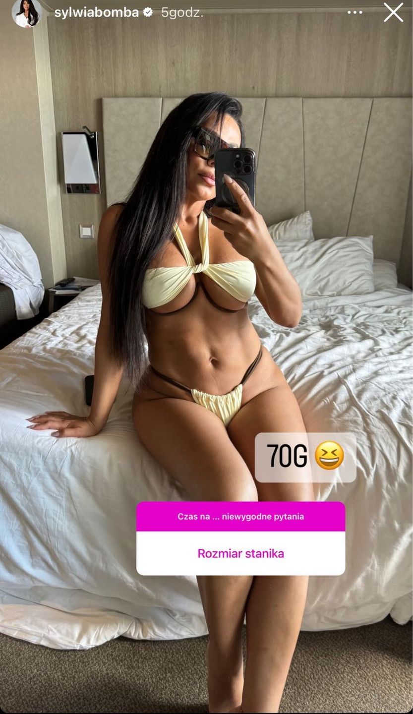 Sylwia Bomba na Instagramie