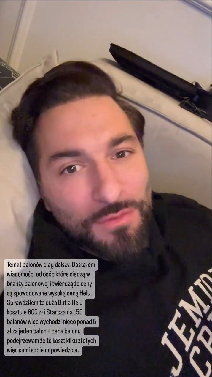 Rafał Maślak idzie na wojnę z branżą balonową
