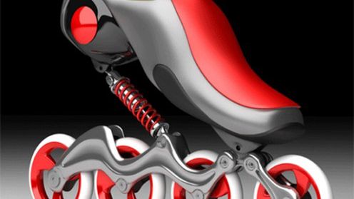 Koncepcja rolek Mercury. Gładka jazda po krzywych chodnikach 1