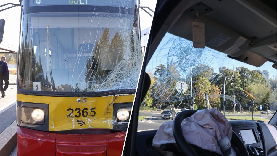Zderzenie z udziałem w tramwaju w Łodzi