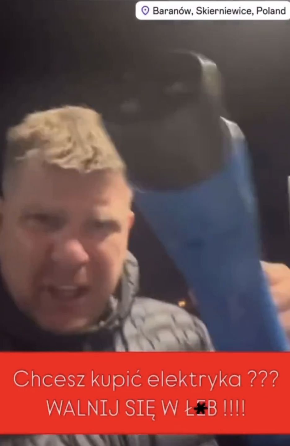 Filip Chajzer utknął na autostradzie