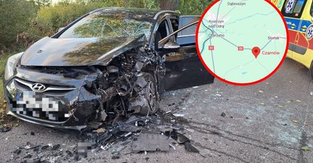 Lubuskie: Czołowe zderzenie samochodów, są ranni