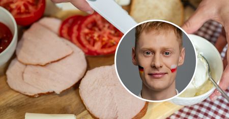 Pokazał, jak Niemcy robią kanapki. Trudno się nie roześmiać
