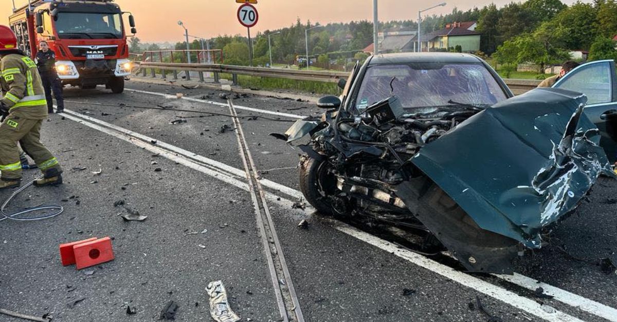 Tragiczny wypadek na drodze krajowej. 