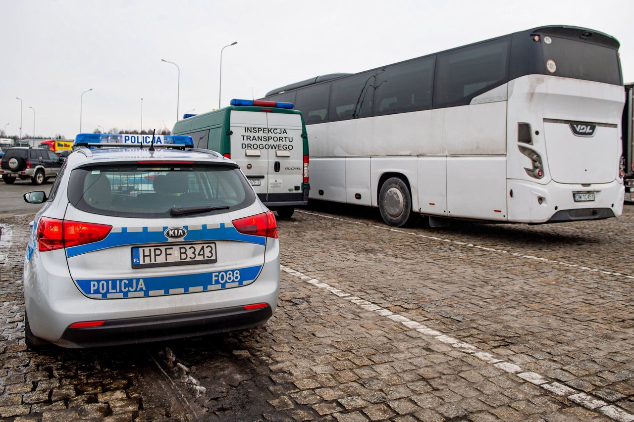 Nietrzeźwa załoga autobusu. Wieźli 40 osób z Francji do Polski