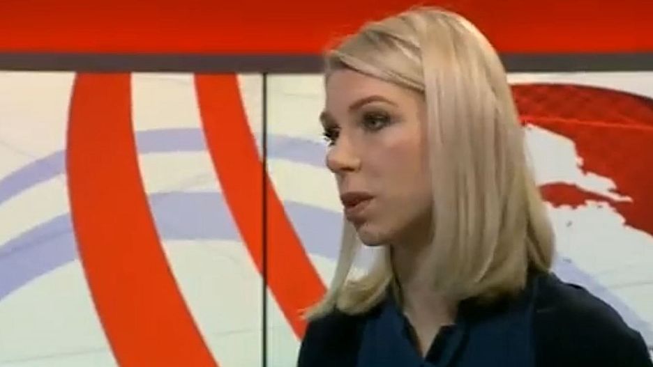 Olga Malchevska zobaczyła swój zbombardowany blok