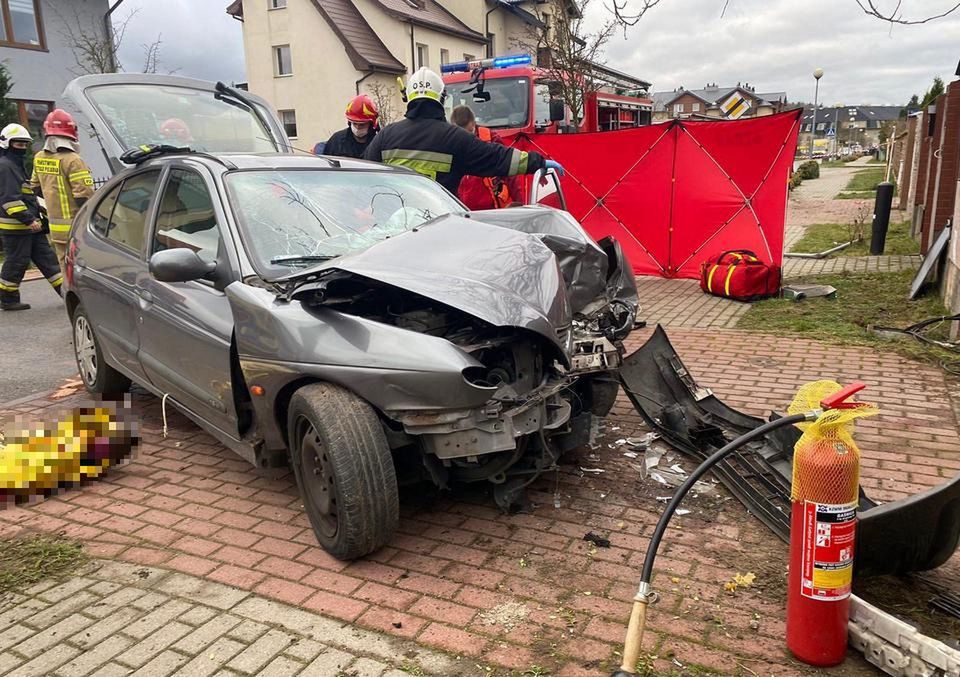 Wejherowo. Tragiczny wypadek. Staruszkowie nie mieli szans